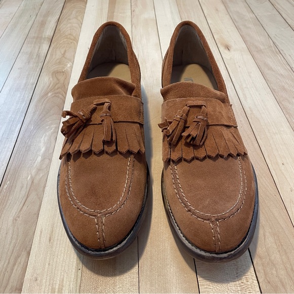 NWB Intensi Stylish Biscotti Suede Loafer Men’s Shoes - Made in Italy - Sz 42 - Picture 6 of 16